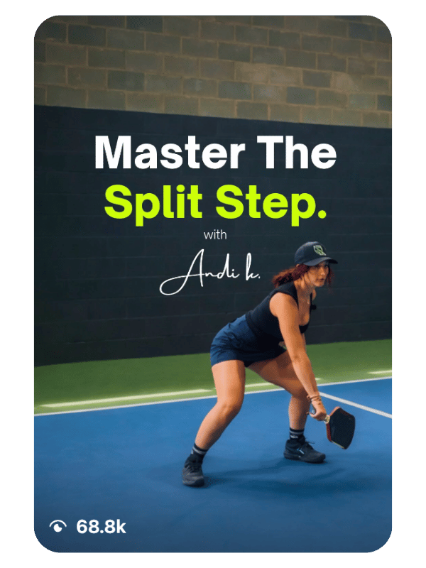 Coaching clip 'Master The Split Step' with Andi K, 68.8k views
